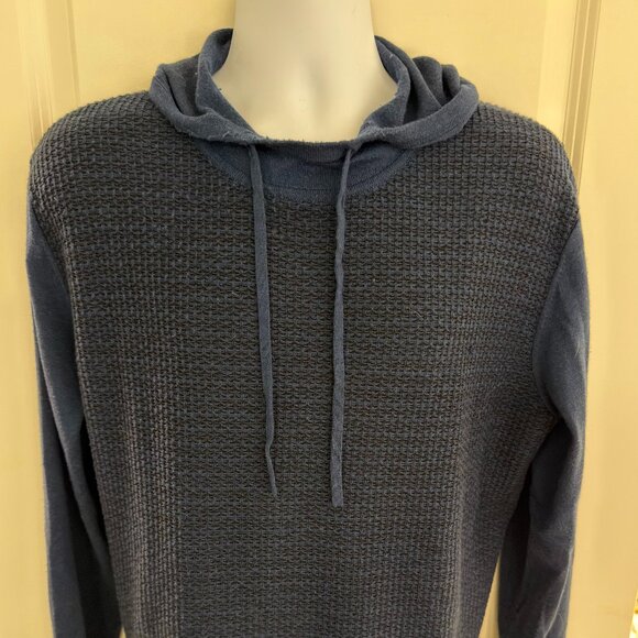 Smartwool Men's navy wool-blend pullover hoodie, XL, great condition. - Picture 1 of 8